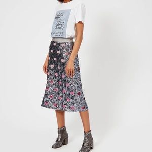 Coach Long Embellished Skirt